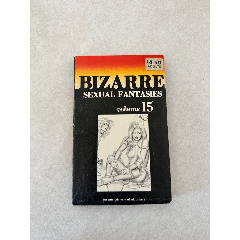 Vintage 1980 Bizarre Sexual Fantasies Volume 15 Star Distributors Adult Book